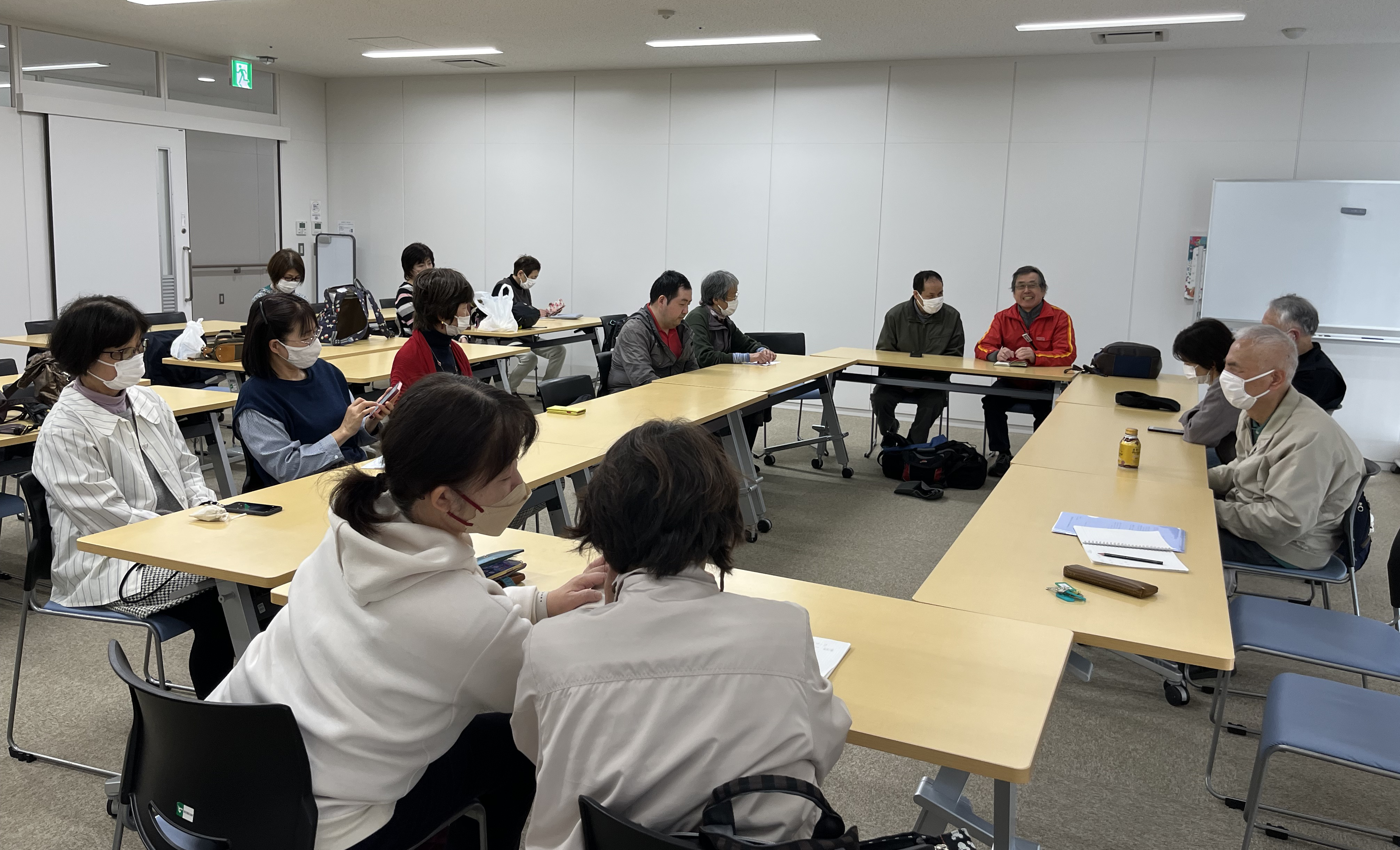 写真 VoiceOver自主トレの様子
