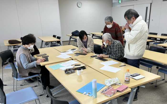 写真 個別サポートの様子