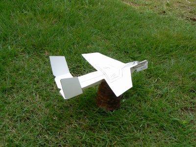 あかしあ台小学校で紙飛行機教室