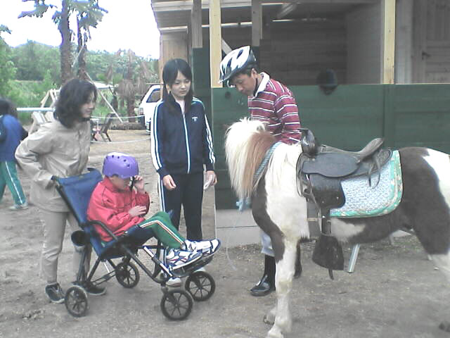 全国障害者乗馬大会出場に向けての練習会
